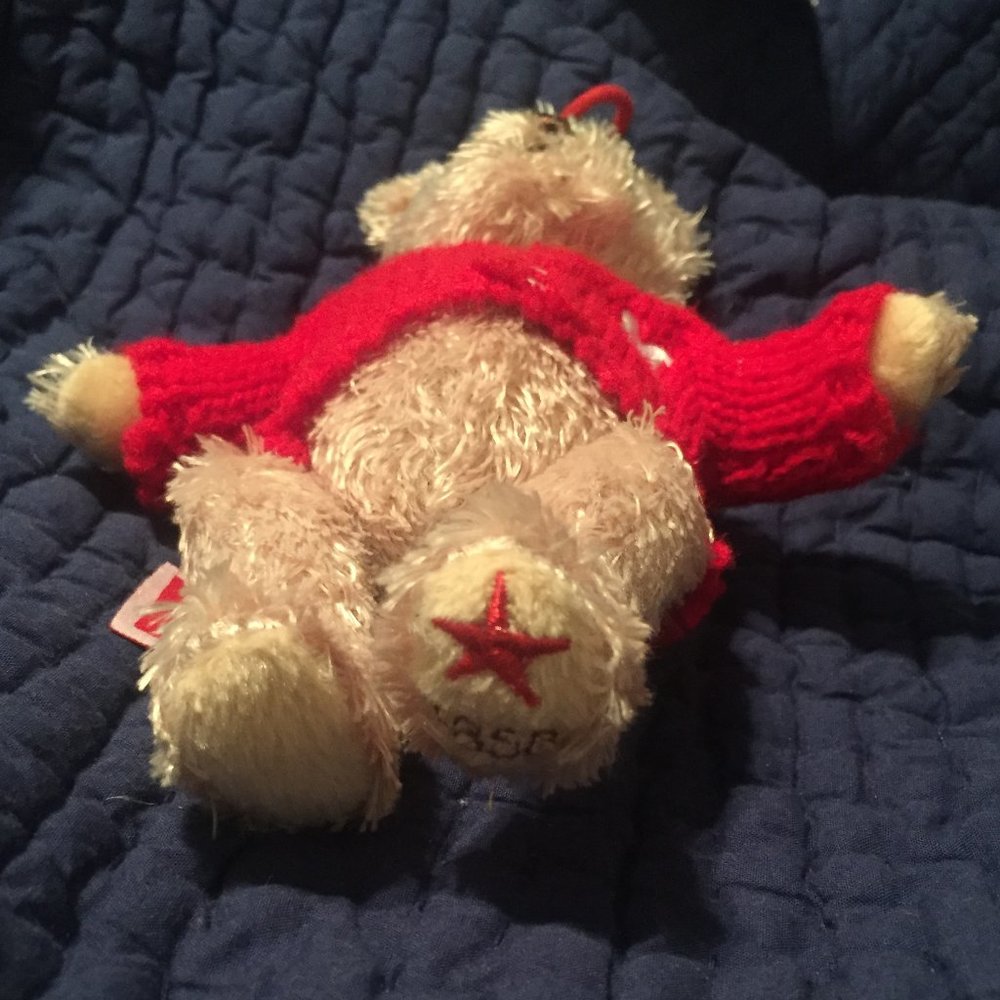 Gund Macy's Christmas Plush Bear Xmas Ornament - Picture 2 of 4